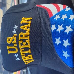 U S Veterans hat embroidered NEW.